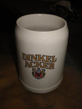 Vintage Dinkel Acker CD 0.5L German Classic Stoneware Beer Ale Mug